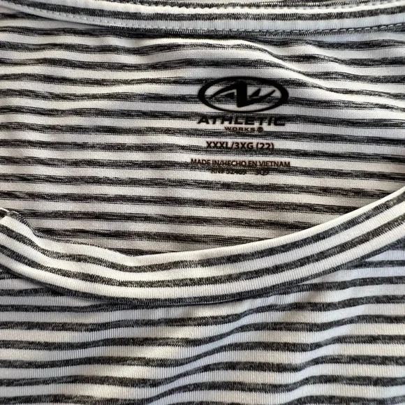Athletic striped dry fit shirt - Picture 6 of 6